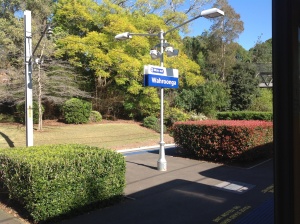 A nice empty station on a beautiful sunny day